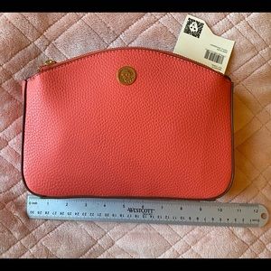 BNWT Coral Anne Klein Triple Crossbody Purse